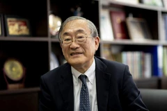 Prof. Dr Furuta Motoo, first Rector of the Vietnam Japan University and Chairman of the Japan – Vietnam Friendship Association (Photo published by VNA)