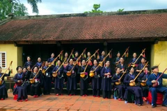 Then singing is currently performed at many cultural and tourism events. (Photo published by VNA)
