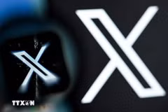 The logo of social media platform X (Illustrative photo: AFP/VNA)