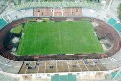 An aerial view of Viet Tri Stadium in Phu Tho province (Photo: VNA)
