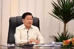 Party General Secretary and President of Laos Thongloun Sisoulith (Photo: VNA)