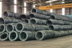 A factory of the Viet Duc Steel JSC in Vinh Phuc province (Photo: VNA)
