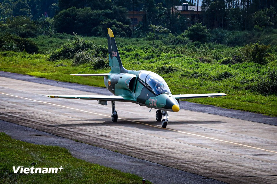 L-39NG trainer aircraft will appear in two two-ship formations, taking off in pairs during the September 2 parade. (Photo: VietnamPlus)