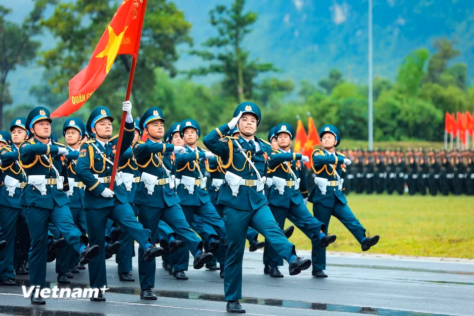 The Air Defence – Air Force formation (Photo: VietnamPlus)