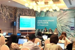 Delegates at the press conference (Photo: VietnamPlus)