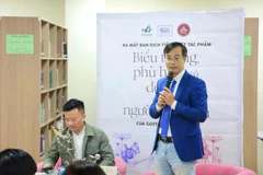 Cultural researcher Dr. Tran Trong Duong at a book launching event (Photo: VietnamPlus)
