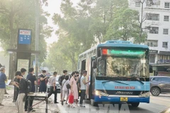 Hanoi is stepping up efforts to transition toward green transport. (Photo: VNA)
