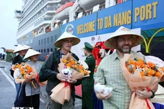 International visitors arrive at Da Nang Port (Photo: VNA)