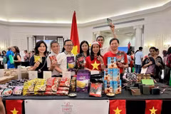 Vietnamese booth at the fair (Photo: VNA)