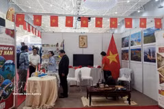 The Vietnamese booth at the Algiers International Fair 2026 (Photo: VNA)