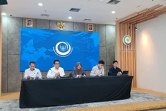 Indonesia's Director General of Marine Spatial Planning of KKP Kartika Listriana (center). (Photo: voi.id)