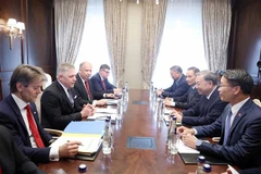 Party chief meets foreign leaders in Moscow (Photo: VNA)