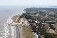 A view of the Can Gio sea-encroaching urban area project (Photo: VNA)