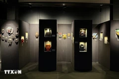 The exhibition features nearly 100 ritual and performance masks from Vietnam, India, Thailand, China, the Republic of Korea, Sri Lanka, and Myanmar, highlighting Asia’s shared spiritual and artistic heritage. (Photo: VNA)