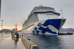 Khanh Hoa welcomes 1,200 international tourists aboard discovery princess (Photo: VNA)