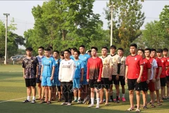 Vietnamese Student Football Tournament kicks off in Laos (Photo: VNA) 