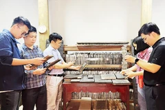 The woodblock archive at Bo Da Pagoda attracts visitors (Photo: baobacgiang.vn) 