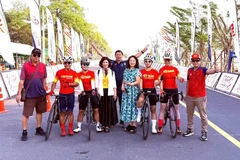 Vietnamese cycling team bring home its second gold medal at the 2025 Asian Roand Cycling Championships in Thailand on February 12 (Photo: liendoanxedapmoto.org.vn)