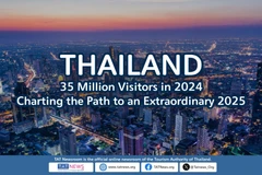 Thailand welcomes over 35 million foreign tourists in 2024 (Photo: tatnews.org)