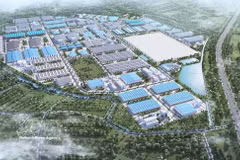 A graphic image of Song Lo I Industrial Park in Phu Tho province (Photo: VNA)