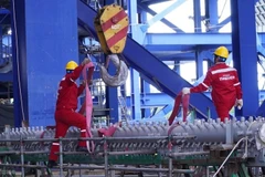 Long Phu 1 thermal power plant project is underway at an accelerated pace (Photo: Petrovietnam) 