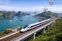 The construction of Hanoi – Quang Ninh high-speed railway is scheduled to begin on April 12. (Photo: Quang Ninh Media Group)