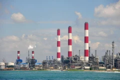 Singapore's Pulau Seraya Power Station on Jurong Island. Keppel, PacificLight Power and YTL PowerSeraya will study two pathways of capturing carbon in the power sector to remove carbon emissions. (Photo: straitstimes.com)