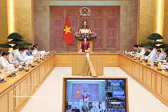 Deputy Prime Minister Pham Thi Thanh Tra chairs a meeting of the Steering Committee for the War Invalids and Martyrs Day celebrations (July 27, 1947–2027) (Photo: VNA) 