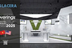 Viglacera showcases green building materials at Coverings 2025 in US (Photo: viglacera.com.vn)