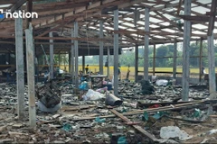 Explosion at fireworks factory in Suphan Buri, casualties reported (Photo: nationthailand.com)