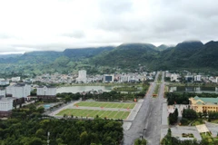 Lai Chau central square will serve as both the starting and finishing point for all race distances at the second Marathon. (Photo: baophapluat.vn)