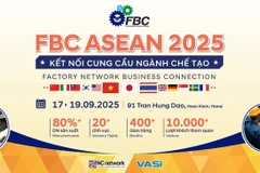 The FBC ASEAN 2025 International Manufacturing Business Matching Event will take place from September 17–19 in Hanoi. (Photo: FBC ASEAN)