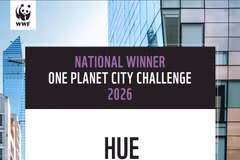 Hue wins the title of National Winner in WWF’s One Planet City Challenge. (Photo: WWF)