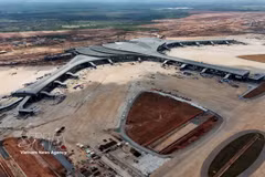 Long Thanh International Airport is currently under construction and is expected to be put into operation by the end of 2026. (Photo: VNA) 