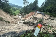 Severe landslides cut off Mimosa pass, Lam Dong declares emergency (Photo: VNA)