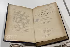A publication printed in the romanised Vietnamese script in 1883.(Photo: VNA) 