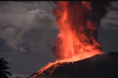 Indonesia's Mount Ibu spews volcanic material approximately 4,000 meters high during an eruption on Jan. 11, 2025 as observed from the Mount Ibu Volcano Observation Post in West Halmahera, North Maluku. — AFP 