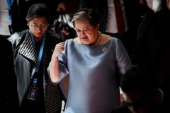 Philippine Secretary of Foreign Affairs Theresa P. Lazaro after the Special Asean Foreign Ministers’ Meeting (AMM) to discuss the current situation between Cambodia and Thailand. (Photo: BERNAMA) 