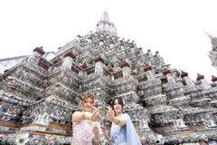 Foreign tourists in Bangkok, Thailand (Photo: Xinhua/VNA) 