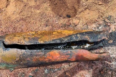 Quang Tri eliminates threat from 227kg war-era bomb (Photo: VNA)