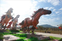 The horse image symbolises resilience, endurance, and spirit of “success upon arrival.” (Photo: VNA)