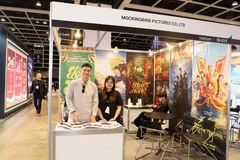 A booth of Mockingbird Pictures (Vietnam) at the event (Photo: VNA) 