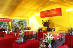 The remains are recovered during the 2024–2025 dry season by Team 192 under the municipal Military Command. (Photo: VNA)