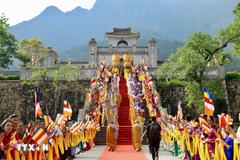 A view of the Yen Tu festival (Photo: VNA)
