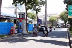 A road in Ho Chi Minh City. (Photo: VNA) 