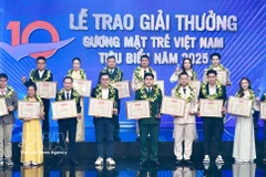 Outstanding young Vietnamese faces and promising young Vietnamese faces in 2025 (Photo: VNA) 