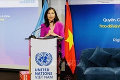 UN Resident Coordinator in Vietnam Pauline Tamesis (Photo: VNA)