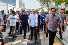 Datuk Seri Anwar Ibrahim attends the National TVET Day 2026 celebration at Dataran Putrajaya today. (Photo: Bernama) 