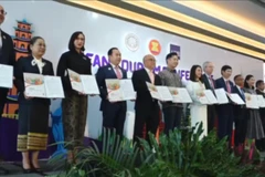 Tourism ministers of the Association of Southeast Asian Nations (ASEAN) member states launch the Declaration on the Implementation of the ASEAN Sectoral Plan 2026-2030 during the ASEAN Tourism Forum (ATF) in Cebu City on January 29. (Photo courtesy of ASEAN)