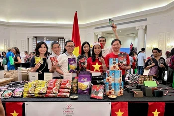 Vietnamese booth at the fair (Photo: VNA)
